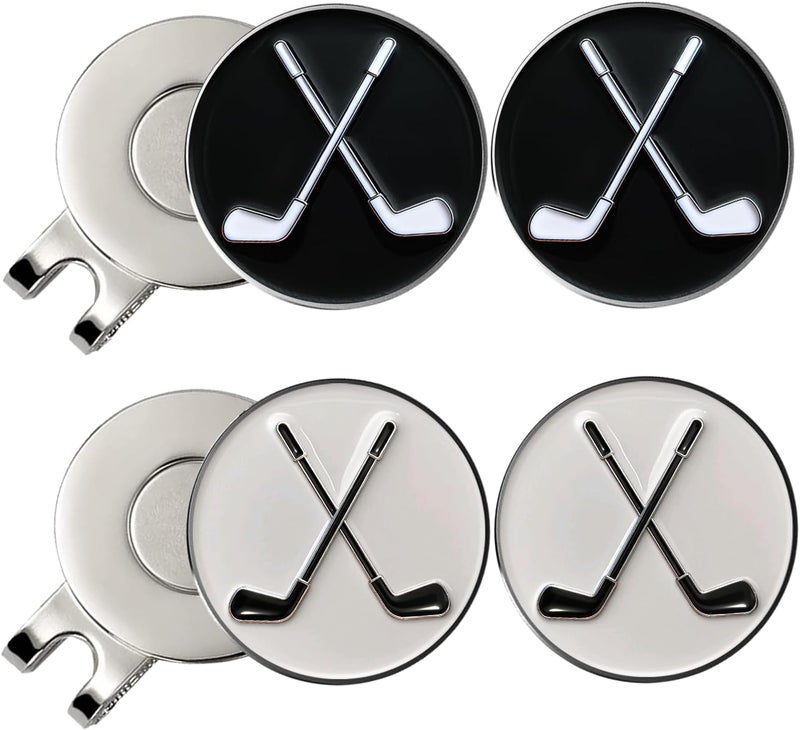 Adhere Golf Ball Markers Personlized Logo Enamel with A Strong Magnetic Hat Clips A Premium Golf Gifts for Golfer - Image 1